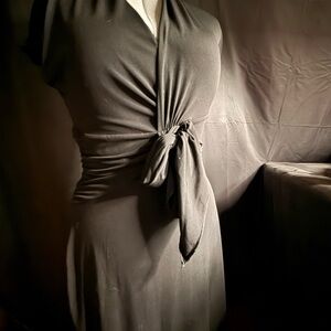 BCBG Paris Black V-Neck Dress